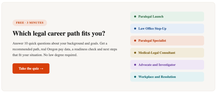 Paralegal Quiz