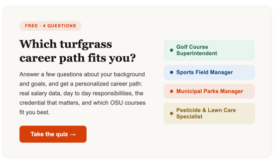 Turfgrass quiz